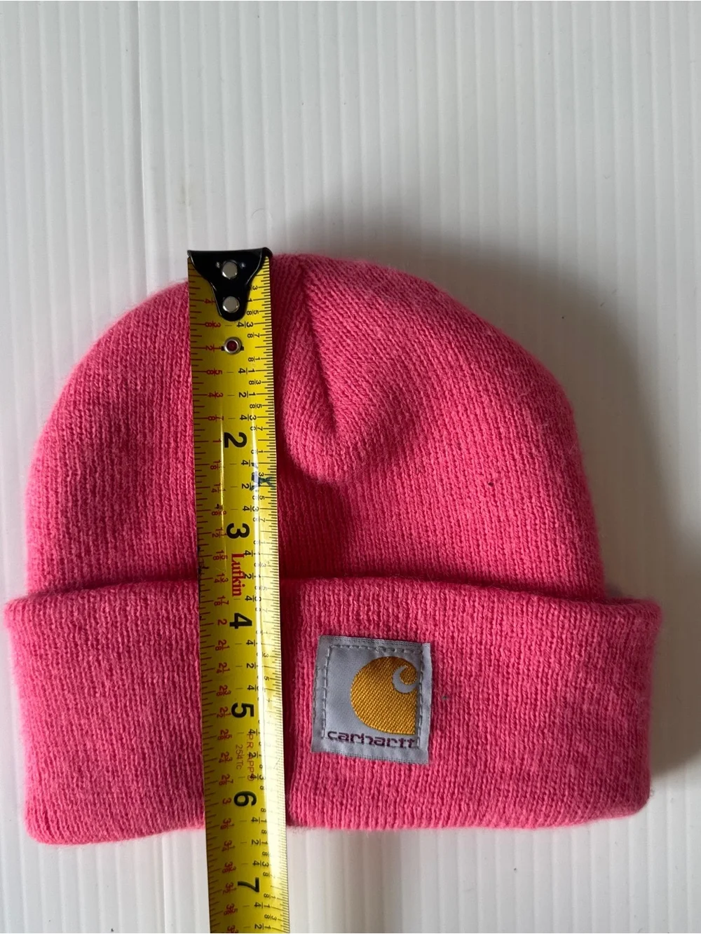 Carhartt Infant Acrylic Watch Hat Pink Knit Cuffed Beanie Toddler One Size